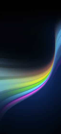 Virtual Rainbow wallpaper for iPhone Xs
