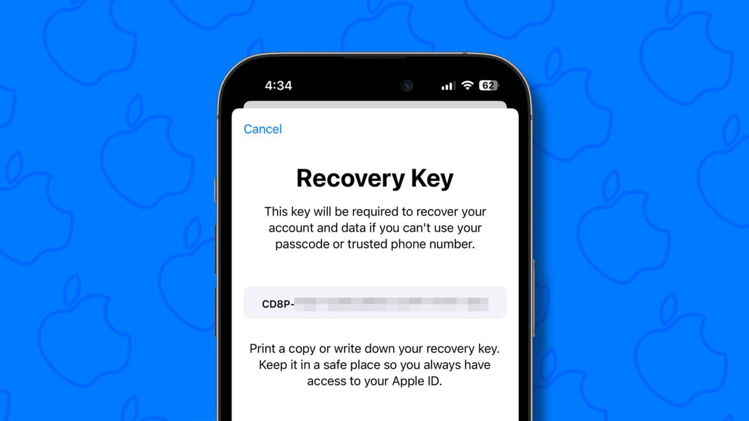 Apple ID Recovery Key