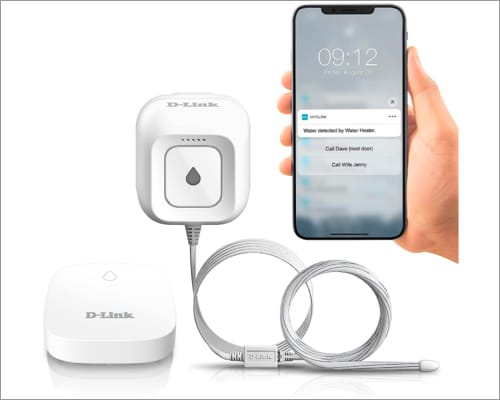 D link dch s1621kt wi fi water leak sensor and alarm starter kit D-Link DCH-S1621KT Wi-Fi Water Leak Sensor and Alarm Starter Kit