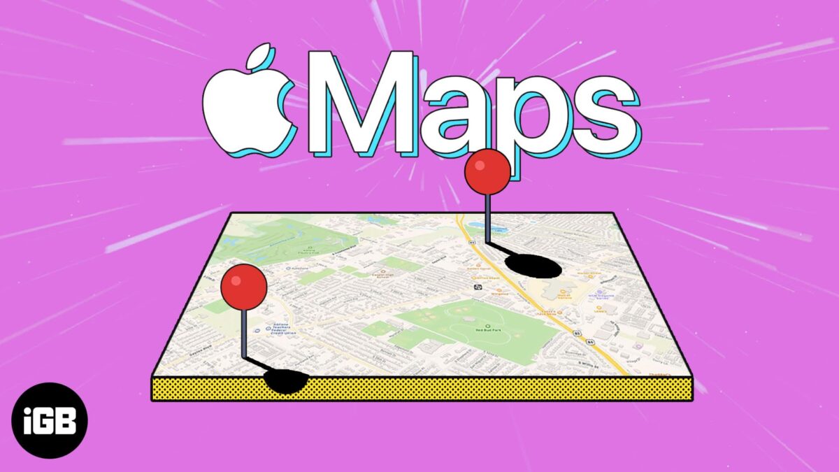 Drop a pin in apple maps on iphone or ipad