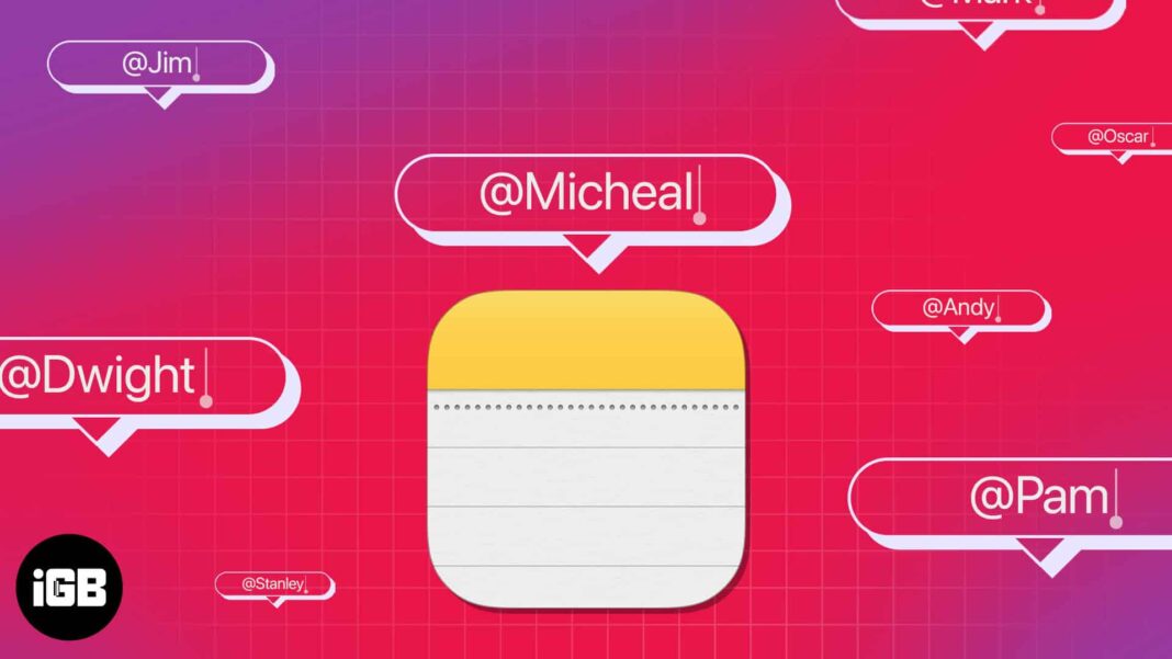 How to tag someone in Notes app on iPhone  iPad  and Mac - 71