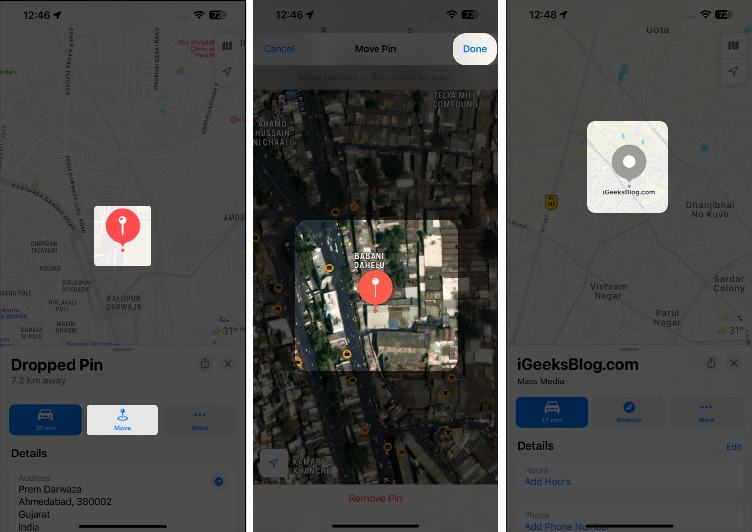 How to drop a pin in Apple Maps on iPhone or iPad - 26