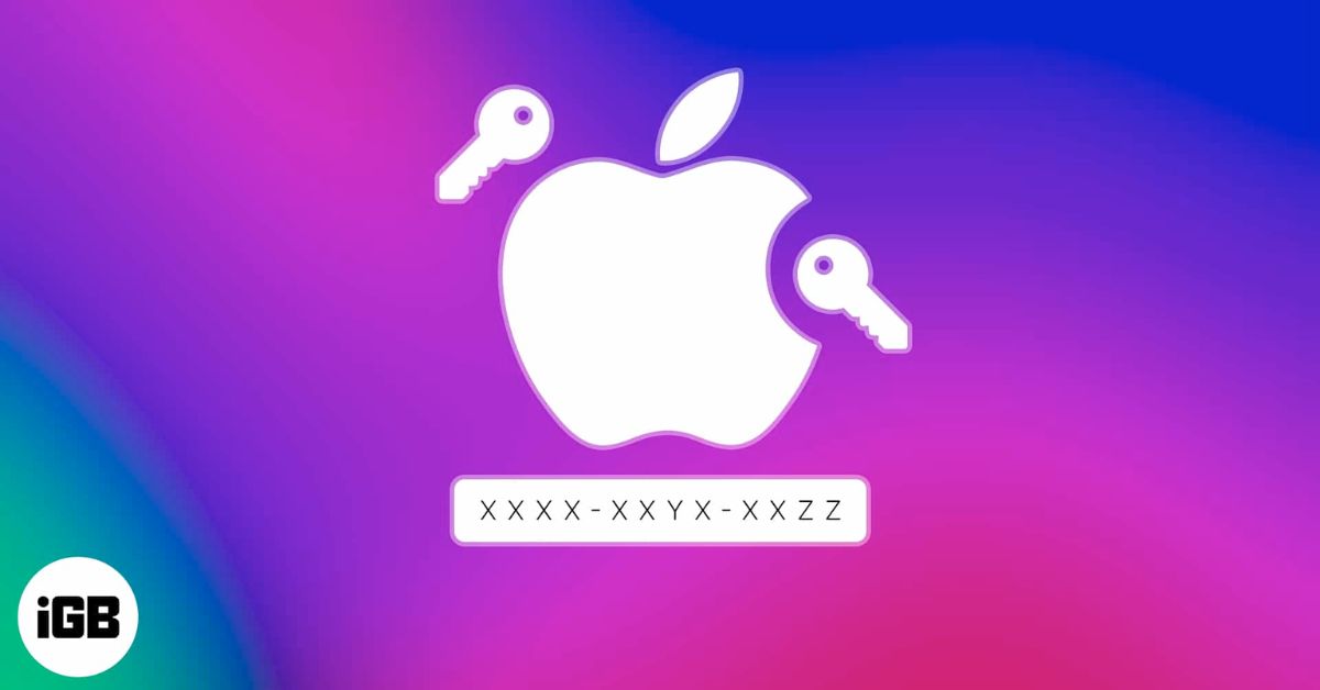 Set Up an Apple Recovery Key