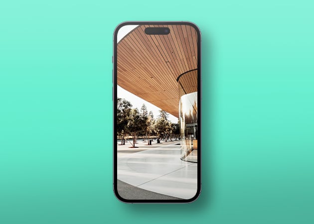 Apple Park visitor center iPhone HD wallpaper