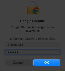 How to use Chrome Password Manager on iPhone and Mac - 7