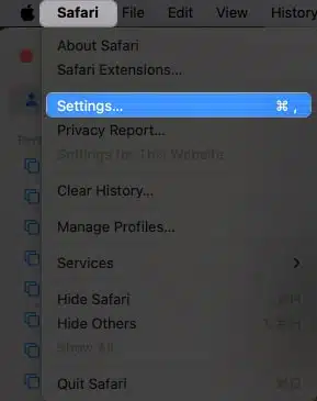 Safari keeps crashing on Mac 11 Ways to fix it Click Safari Settings in Safari