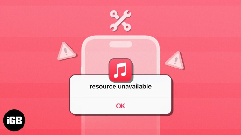 How to fix Resource Unavailable error in Apple Music on iPhone