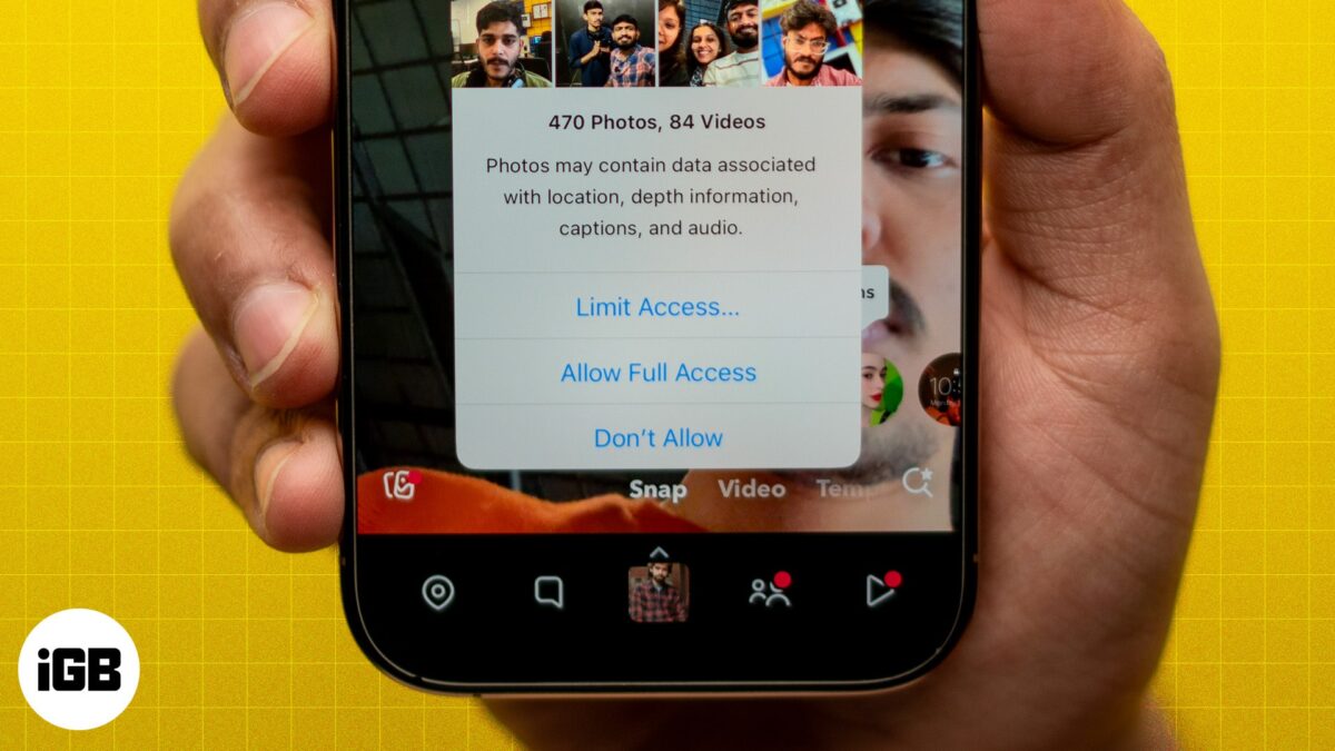 How to limit photos app access for apps on iphone