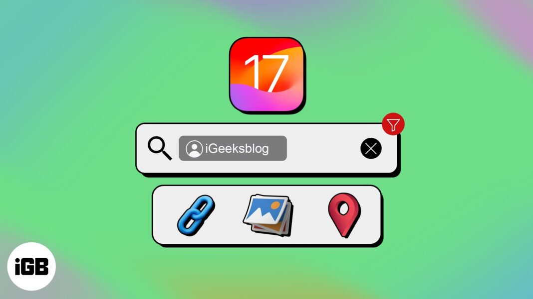 How to use iOS 17 Smart Search Filters in Messages on iPhone - 86