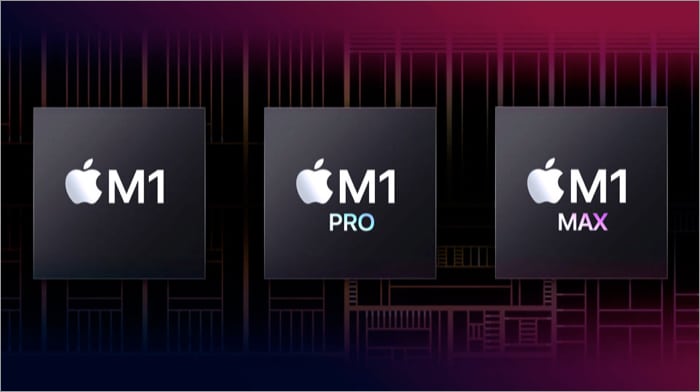 MacBook Pro M1 M1 Pro M1 Max Processor