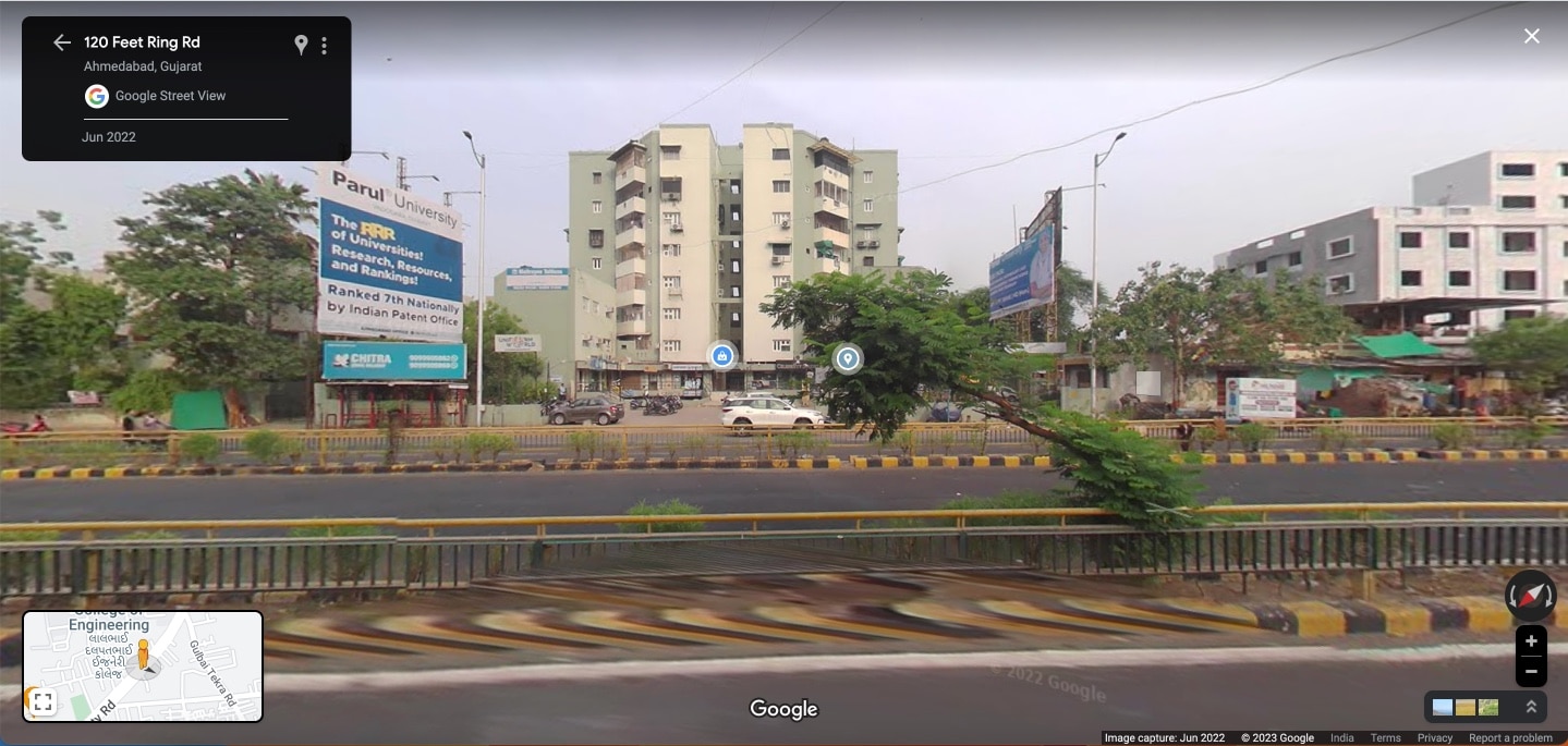 Tap a location to access street view directly in google maps