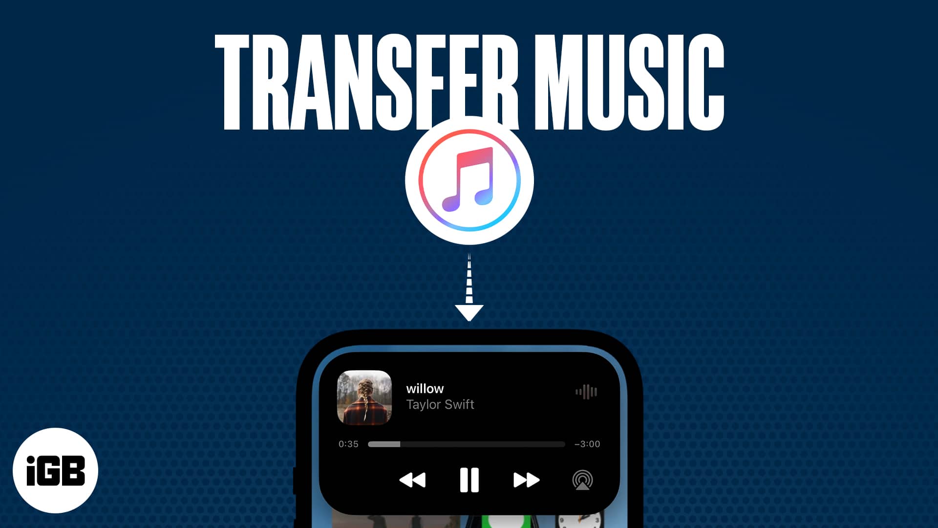 Transfer music from itunes to iphone