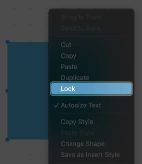 double-click on a object, select lock in freeform