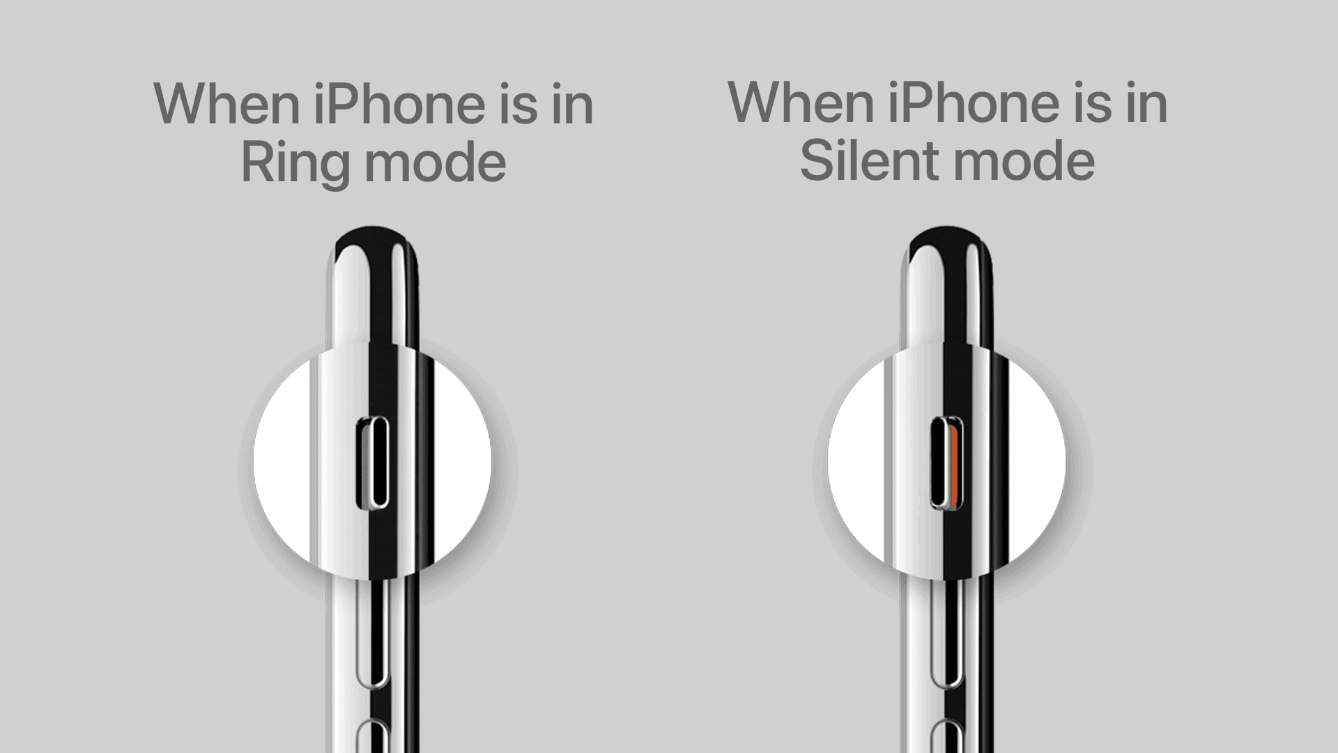 Make sure iPhone is not silent