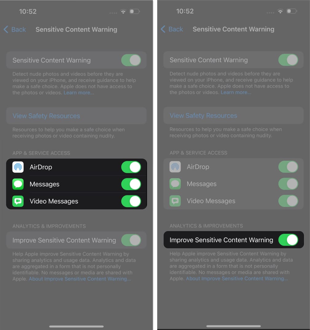 How to enable Sensitive Content Warning in iOS 17  iGeeksBlog - 61