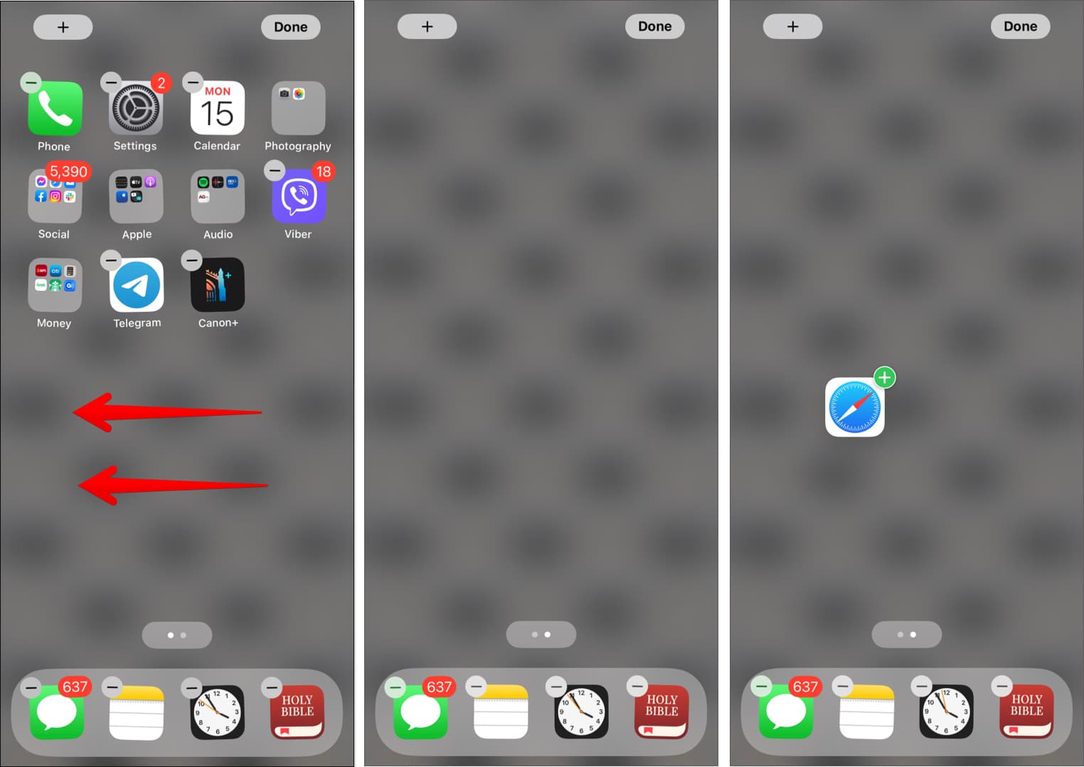 Add More Home Screen Pages on iPhone