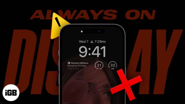 iphone always on display not working