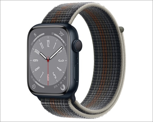 Apple Watch Midnight Aluminum Case with Sport Loop