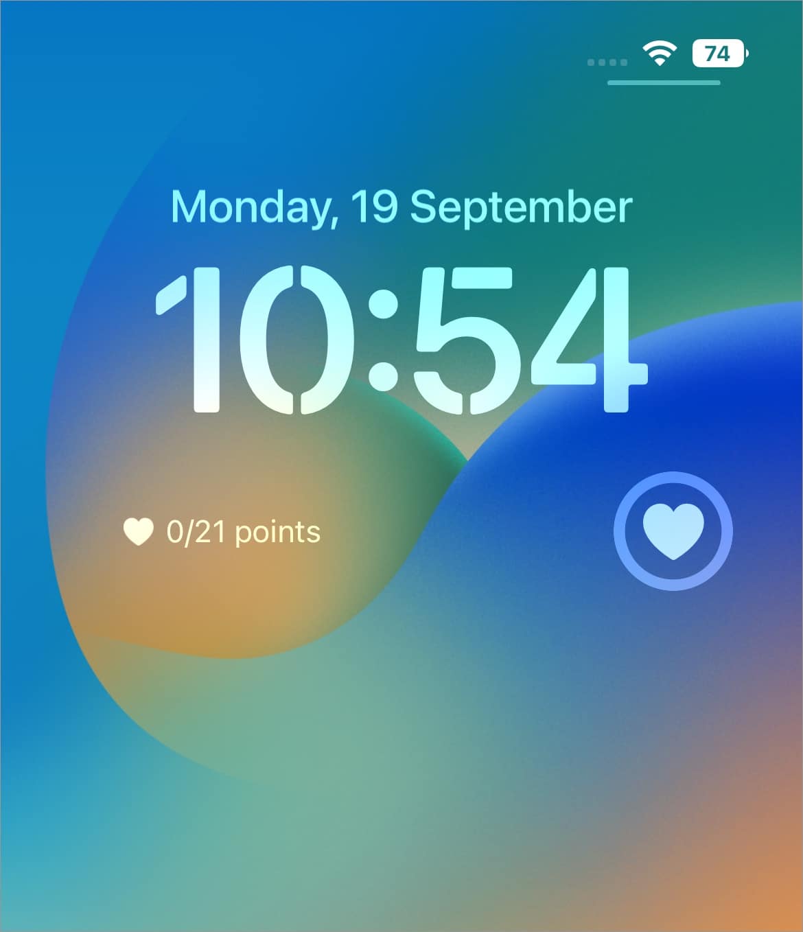 CardioBot Lock Screen Widgets for iOS