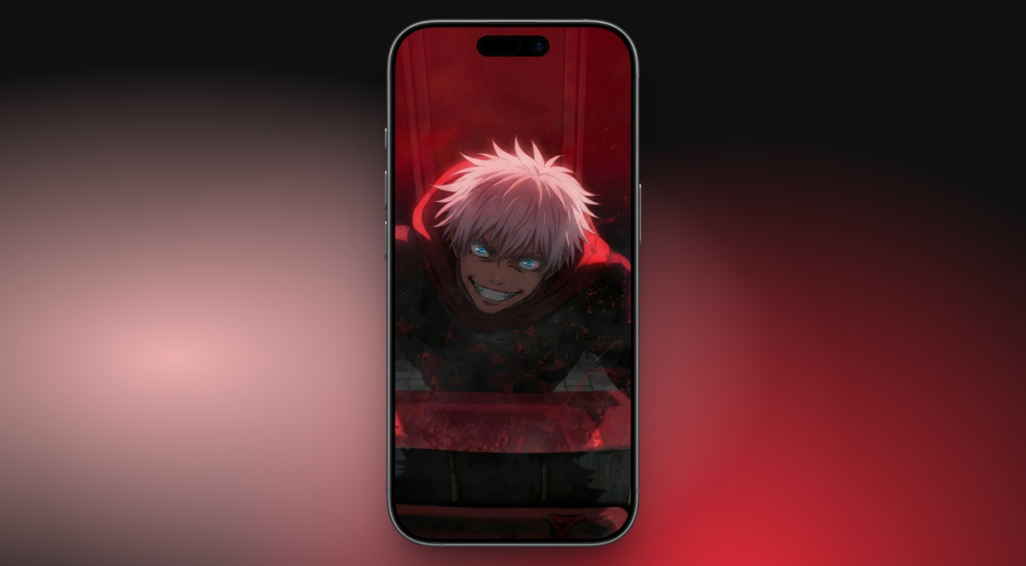 Gojo Dark iPhone Wallpaper