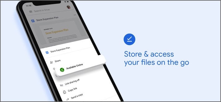 Google Drive iPhone and iPad App Screenshot