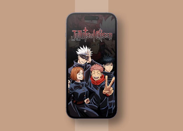 Jujutsu Kaisen characters wallpaper free iPhone download