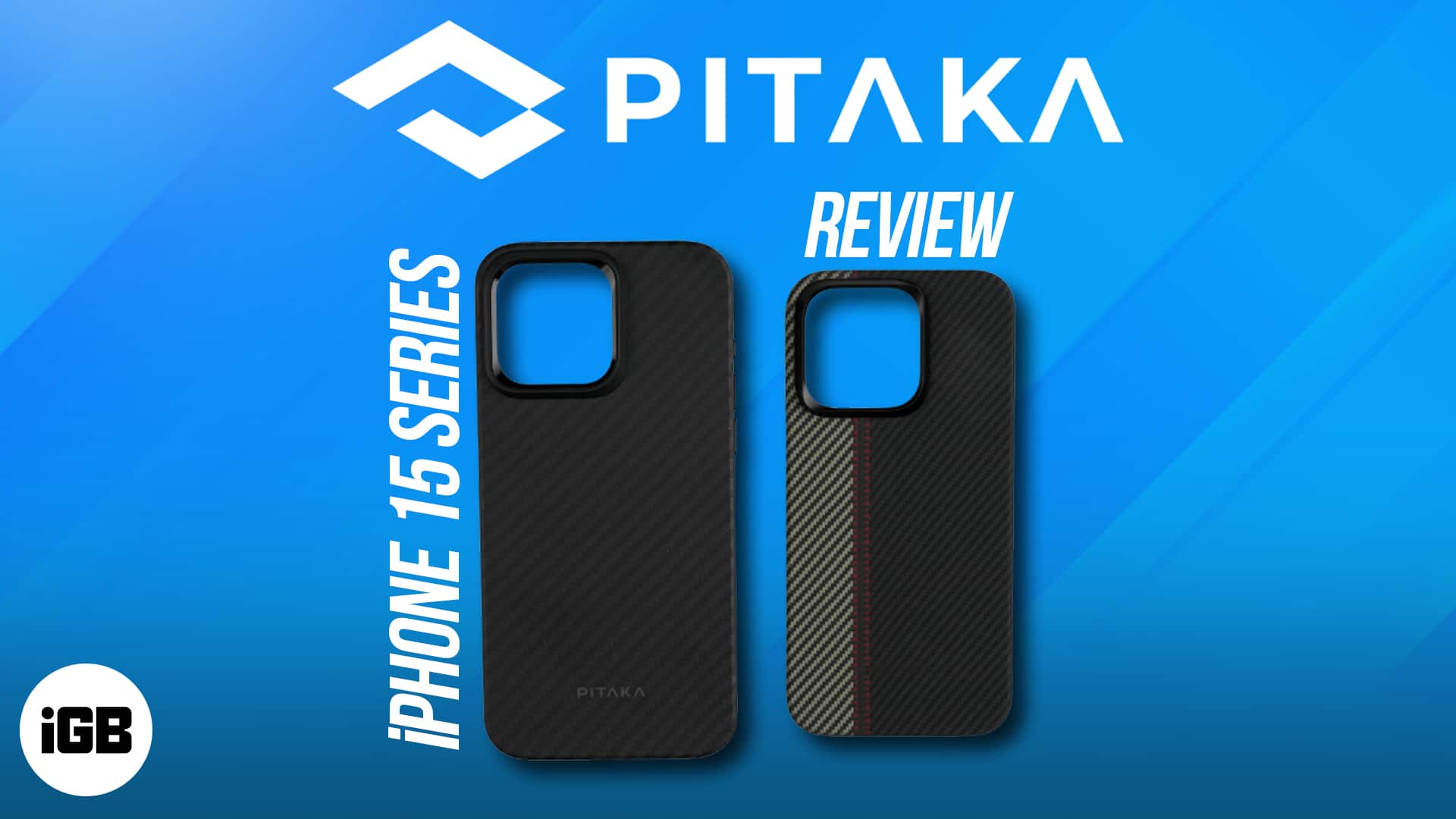 iPhone 15 Pro Max PITAKA MagEZ Case 4 Aramid Carbon Fiber