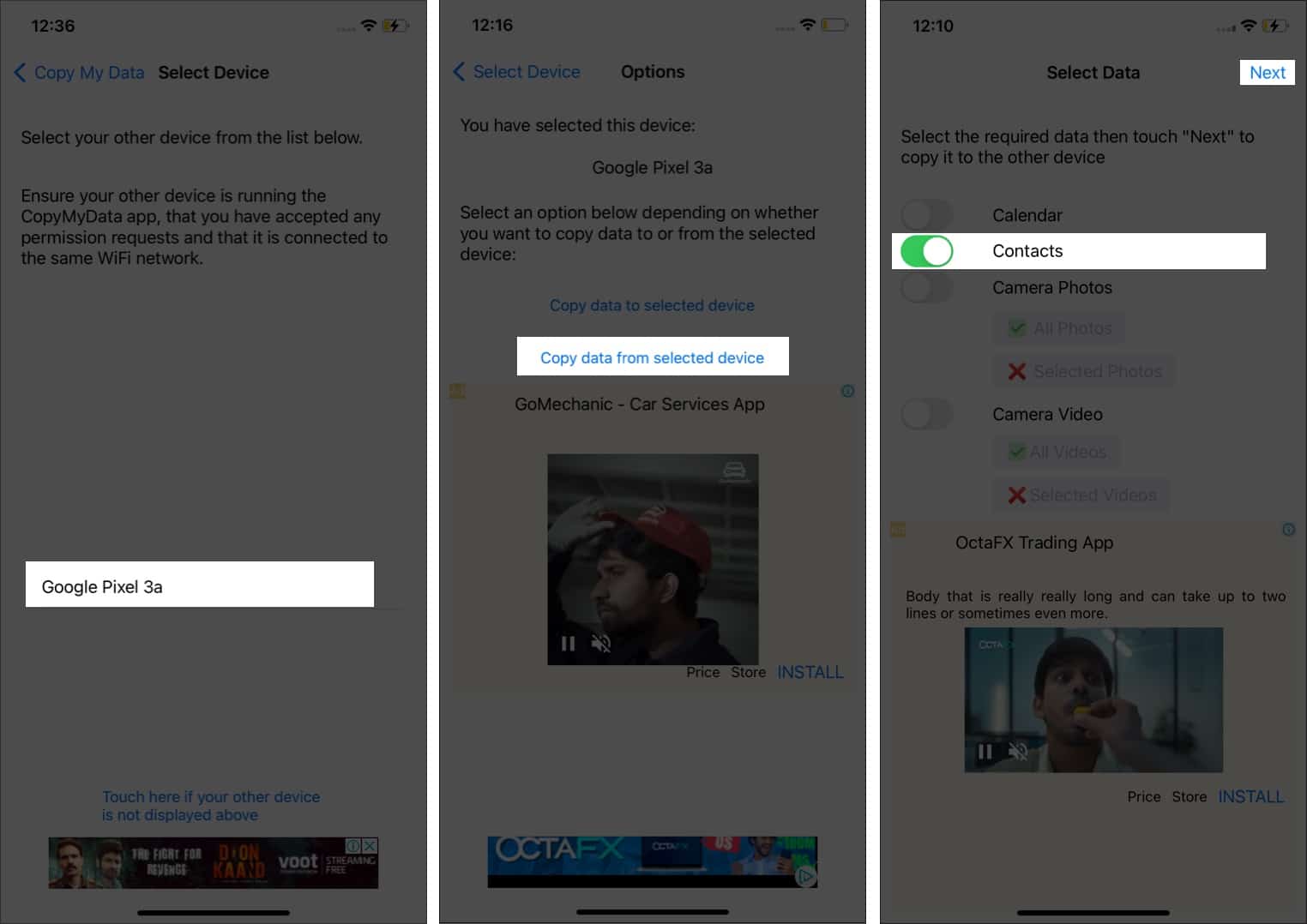 How to transfer contacts from Android to iPhone - 42