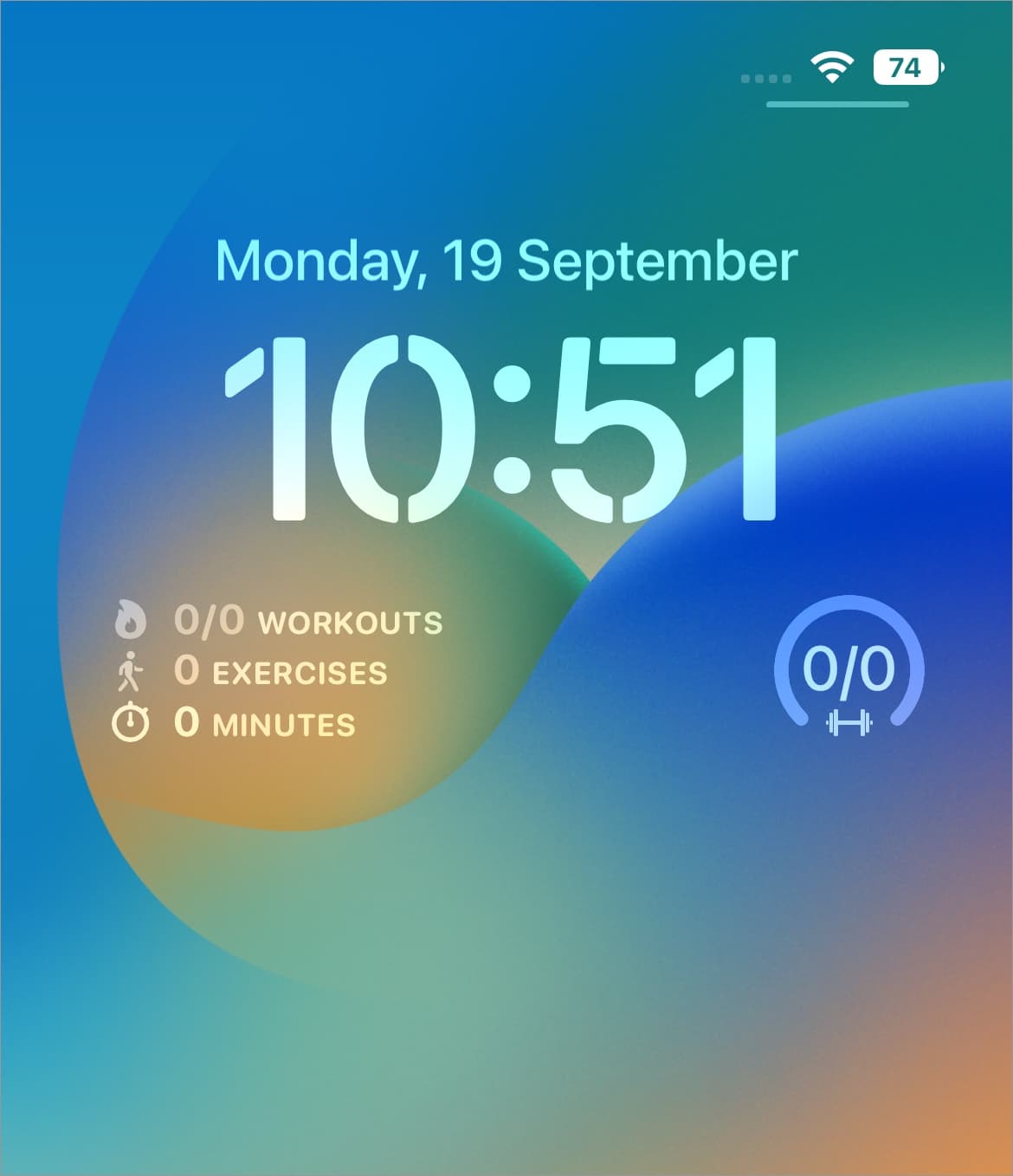 SmartGym Lock Screen Widgets for iPhone