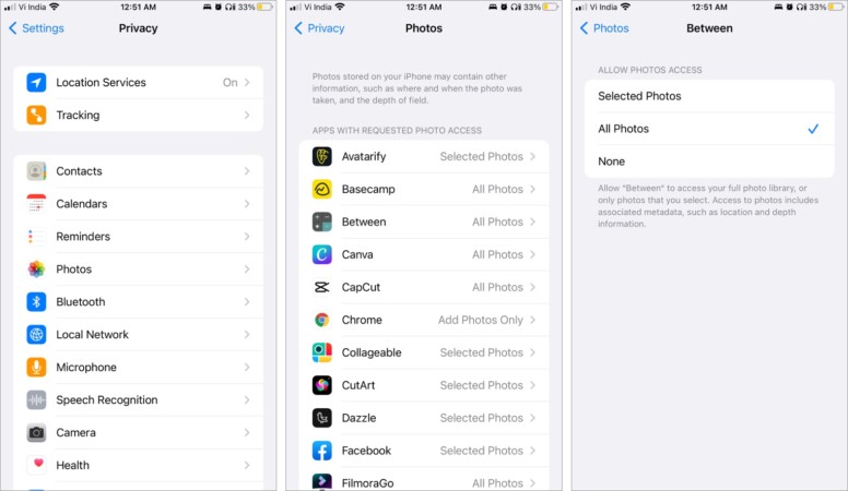 How to change privacy settings iPhone and iPad 