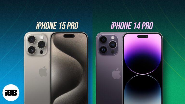 Iphone 15 pro vs iphone 14 pro