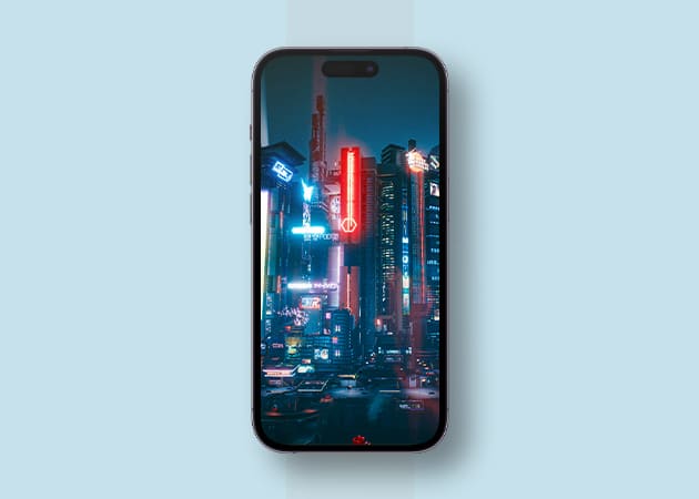 Cyberpunk Mobile Wallpaper iPhone Pride Wallpaper (Instant