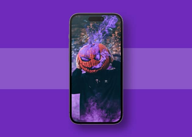 Aesthetic Halloween wallpaper for iPhone