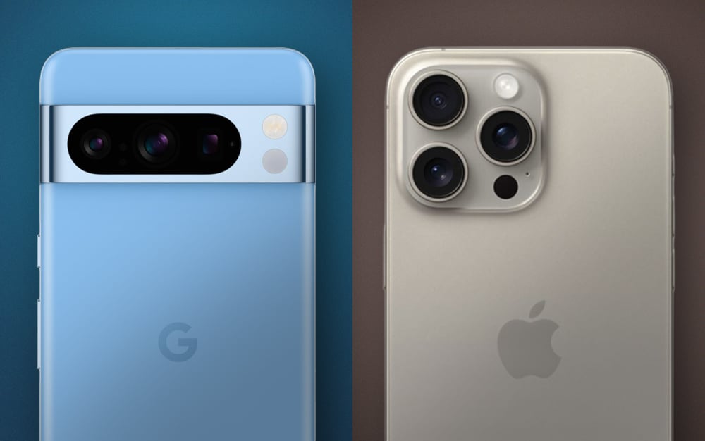 Camera of Google Pixel 8 Pro vs iPhone 15 Pro