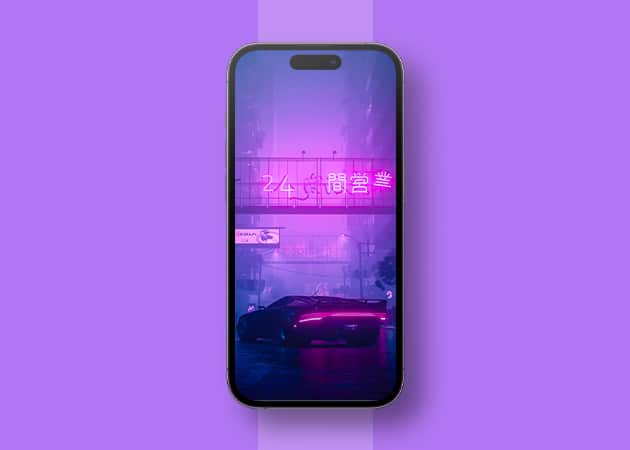 Cyberpunk Mobile Wallpaper iPhone Pride Wallpaper (Instant