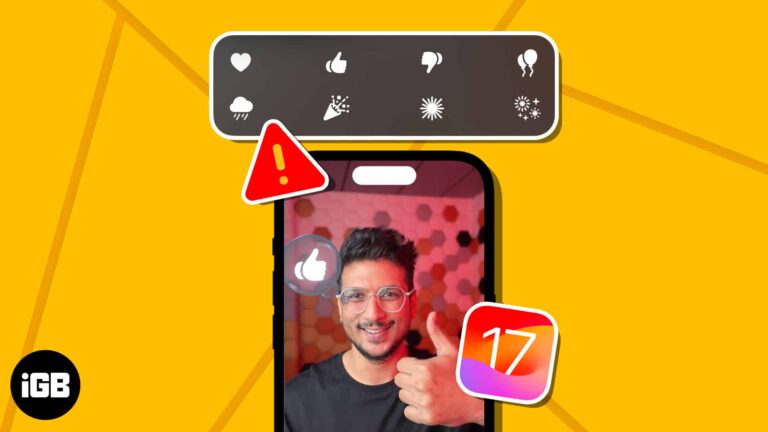 iOS 17 FaceTime Reactions not working? Here’s how you can fix it!