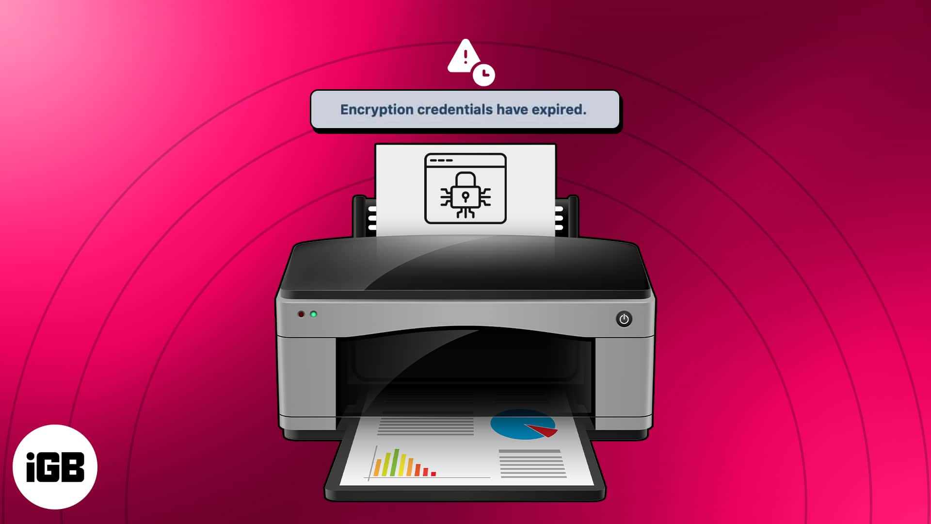 Fix printer encryption credentials have expired on mac
