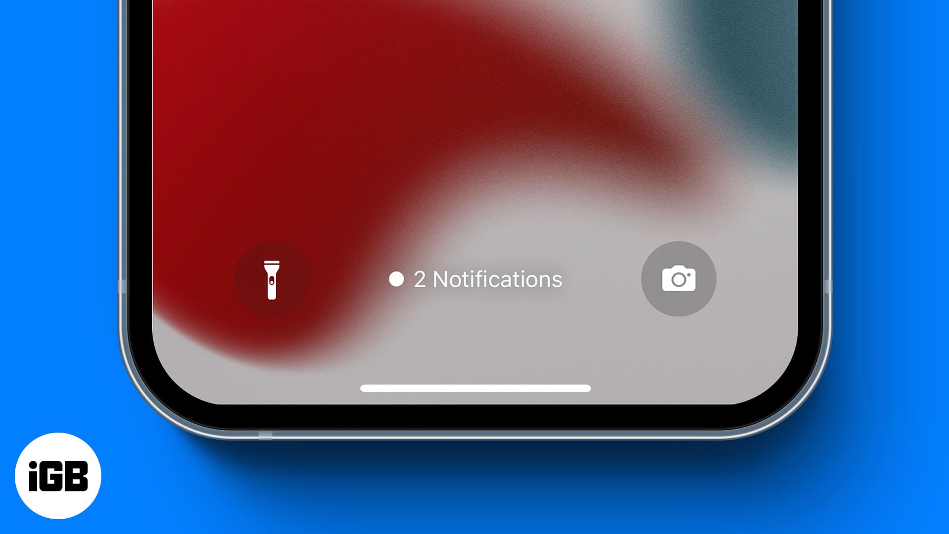 How to show notifications count on iphone lock screen