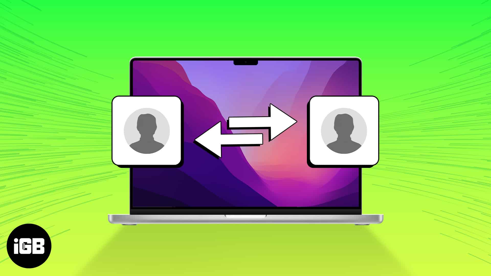 How to switch between users on mac