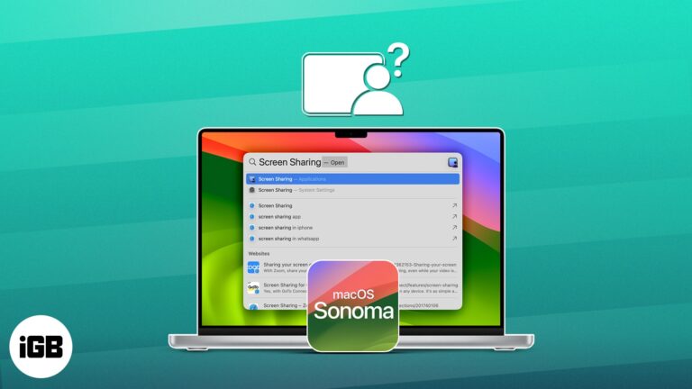 How to use Screen Sharing in macOS Sonoma: 4 Easy ways!