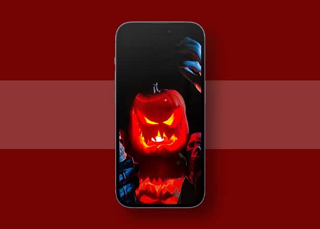 Pumpkinhead scary Halloween wallpaper