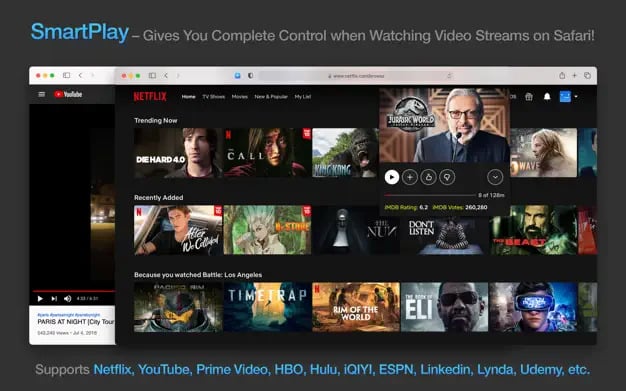 Best Netflix extensions for Safari Chrome and Firefox on Mac Smartplay Netflix Extension for Safari