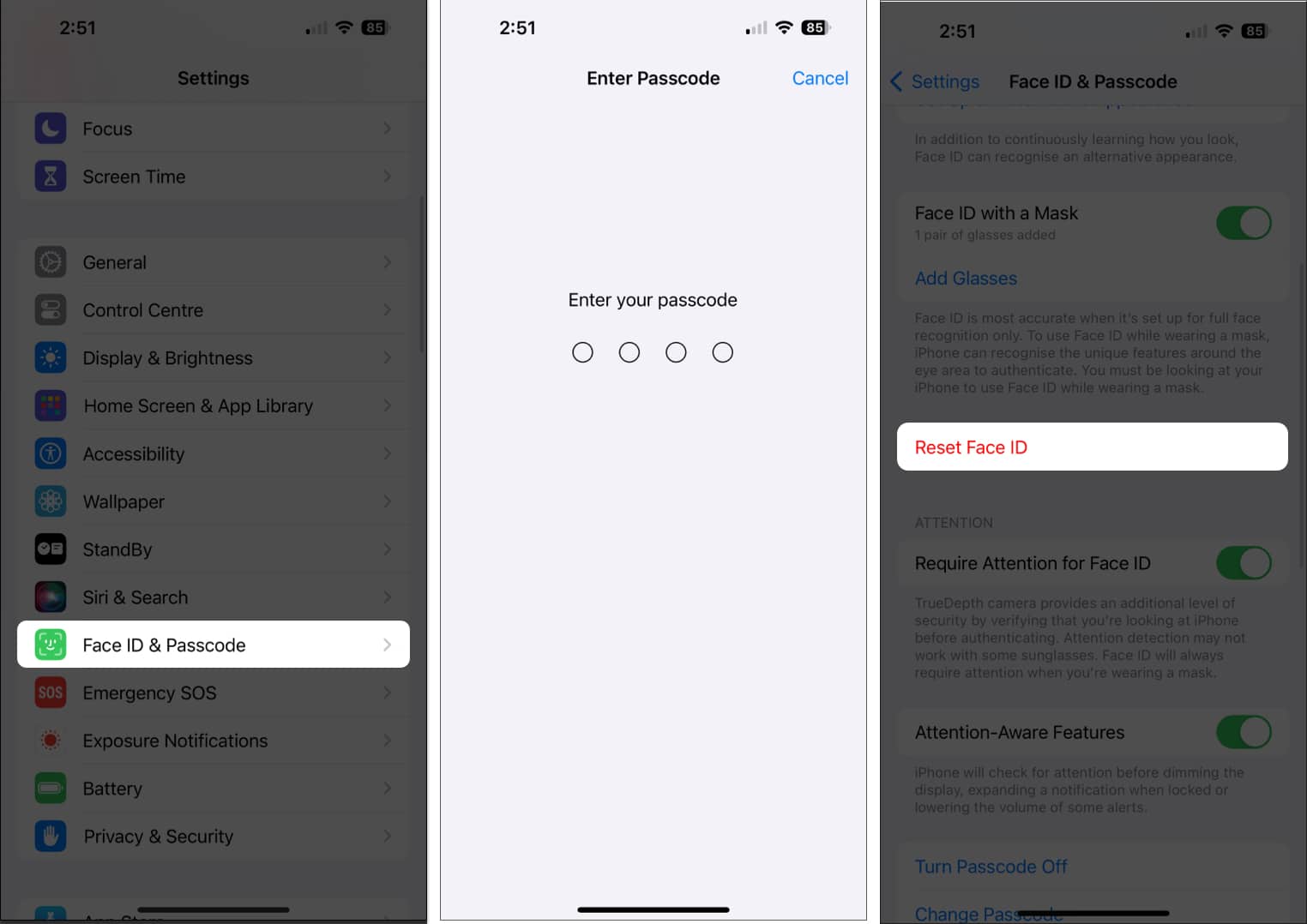 How To Remove Face Id And Passcode At Carolann Ness Blog
