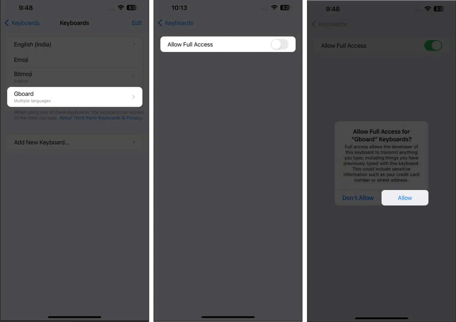 How to add Gboard keyboard app on iPhone and iPad - iGeeksBlog