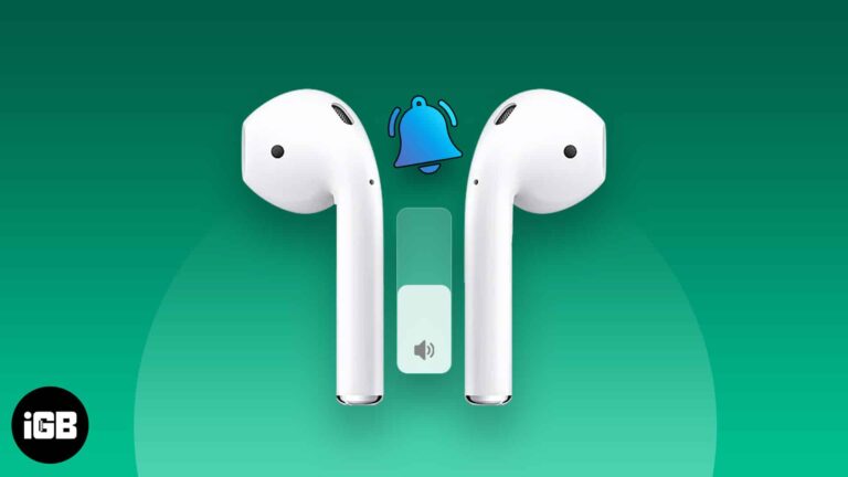 Change notification volume on AirPods from iPhone, iPad or Mac