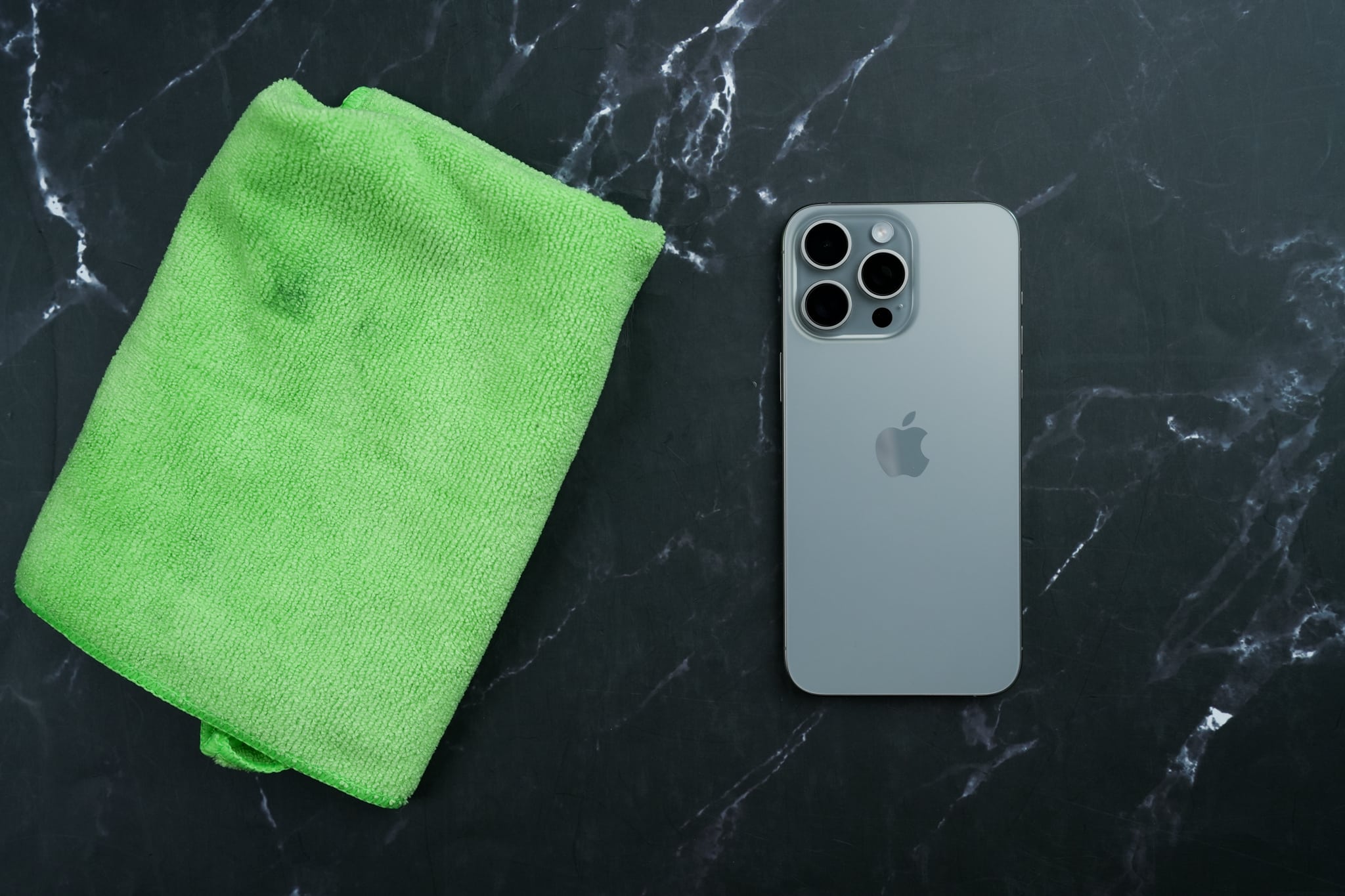 Clean your iPhone with a Micro Fiber cloth