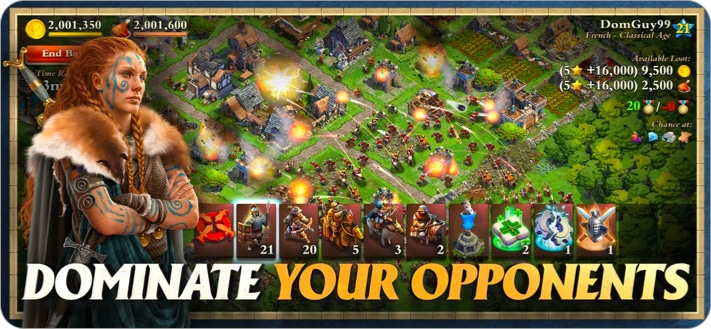 DomiNations city builder game for iPhone and iPad