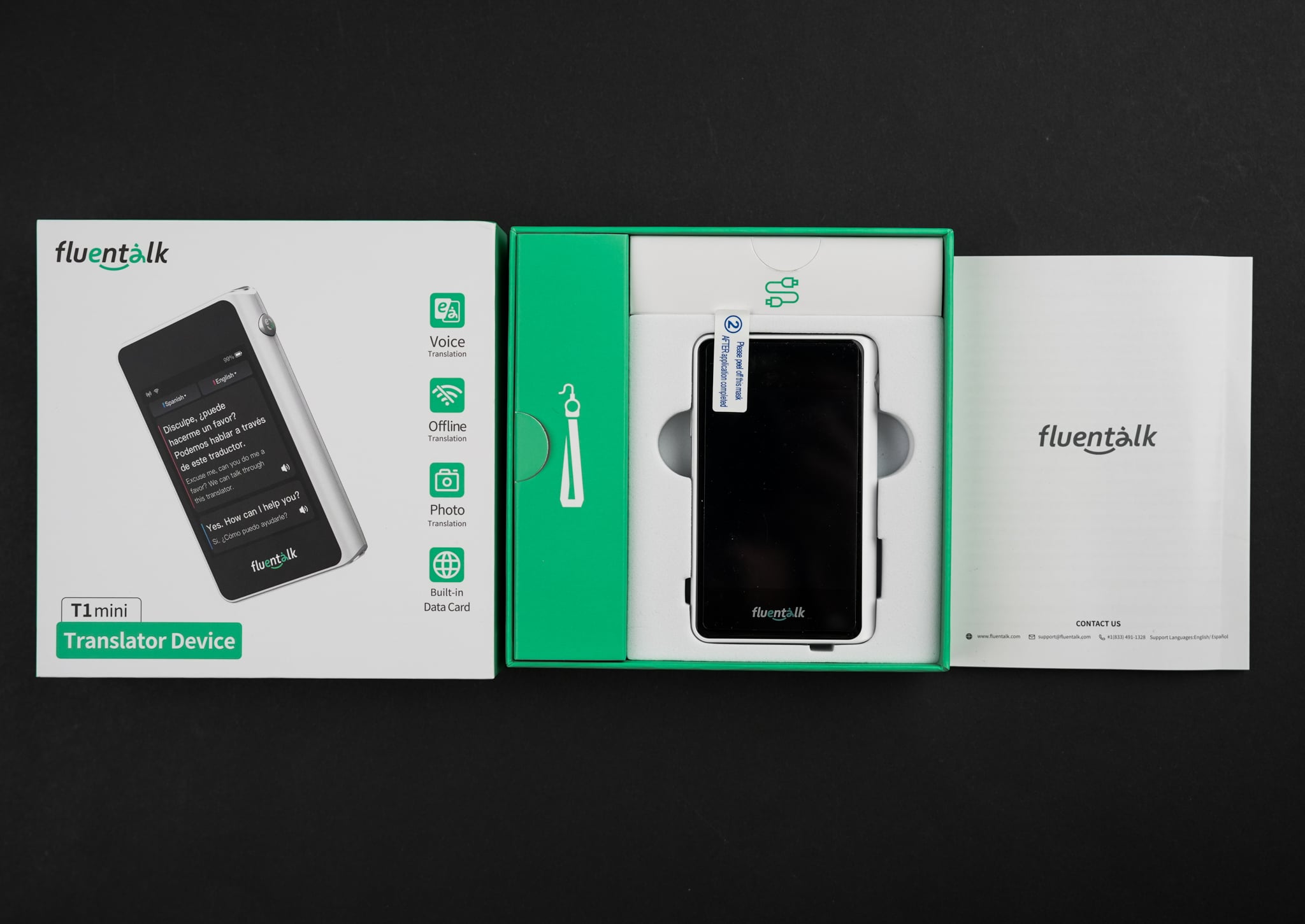 Fluentalk T1 Mini Language Translator review Fluentalk T1 Mini Unboxing
