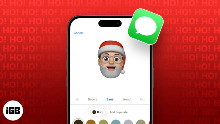 How to add Santa Hat Memoji in iMessage on iPhone and iPad