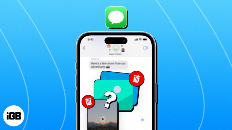 How to delete pictures and videos in Messages app on iPhone
